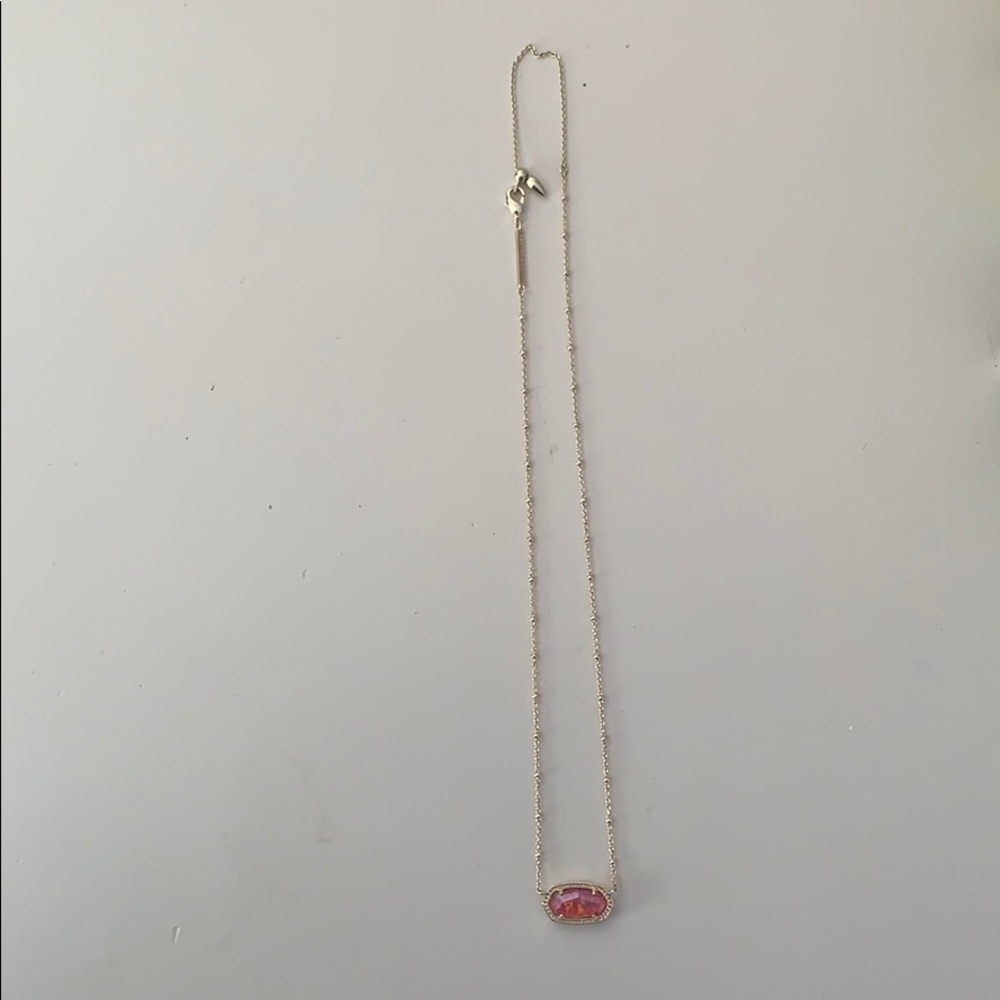 Kendra Scott pink pendant necklace